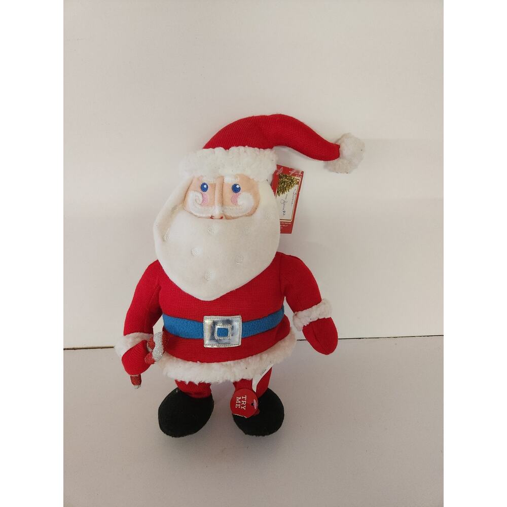 Gemmy Singing SANTA Jingle Bells Cute Target 2018 Christmas 
Works